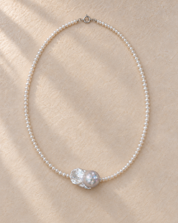 Dainty Elegance Baroque Pearl Necklace Classic Sophisticatedm